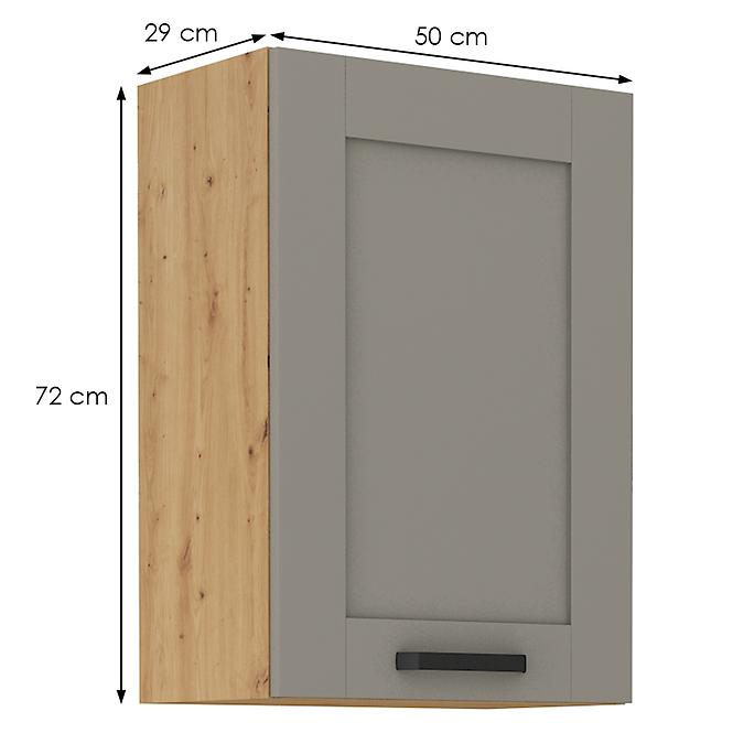 Küchenschrank Luna claygrey/artisan 50G-72 1F,2