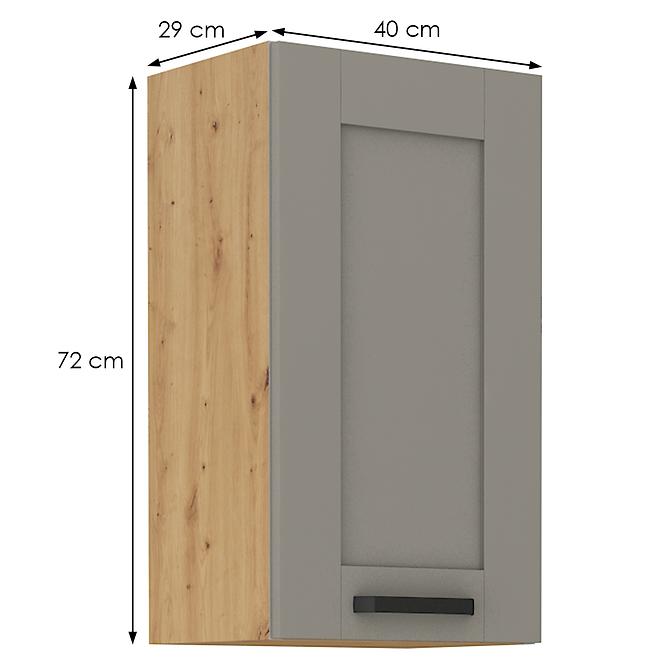 Küchenschrank Luna claygrey/artisan 40G-72 1F,2