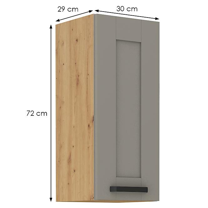 Küchenschrank Luna claygrey/artisan 30G-72 1F,2