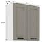 Küchenschrank Luna claygrey/weiß 80G-90 2F,2