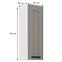 Küchenschrank Luna claygrey/weiß 30G-90 1F,2