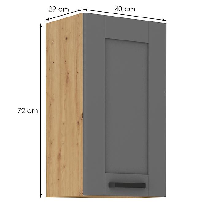 Küchenschrank Luna dustgrey/artisan 40G-72 1F,2