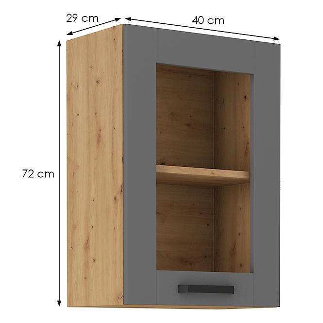 Küchenschrank Luna dustgrey/artisan 40GS-72 1F,2