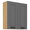 Küchenschrank Luna dustgrey/artisan 80G-90 2F