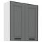Küchenschrank Luna dustgrey/weiß 80G-90 2F