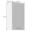 Küchenschrank Luna dustgrey/weiß 50G-90 1F,2