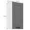 Küchenschrank Luna dustgrey/weiß 45G-90 1F,2