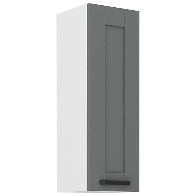 Küchenschrank Luna dustgrey/weiß 30G-90 1F