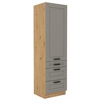 Küchenschrank Luna claygrey/artisan 60DKS-210 3S 1F