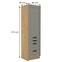 Küchenschrank Luna claygrey/artisan 60DKS-210 3S 1F,2
