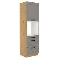 Küchenschrank Luna claygrey/artisan 60DPS-210 3S 1F