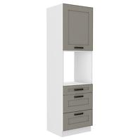 Küchenschrank Luna claygrey/weiß 60DPS-210 3S 1F