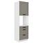 Küchenschrank Luna claygrey/weiß 60DPS-210 3S 1F