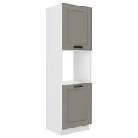 Küchenschrank Luna claygrey/weiß 60DP-210 2F