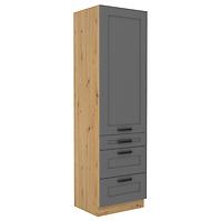 Küchenschrank Luna dustgrey/artisan 60DKS-210 3S 1F