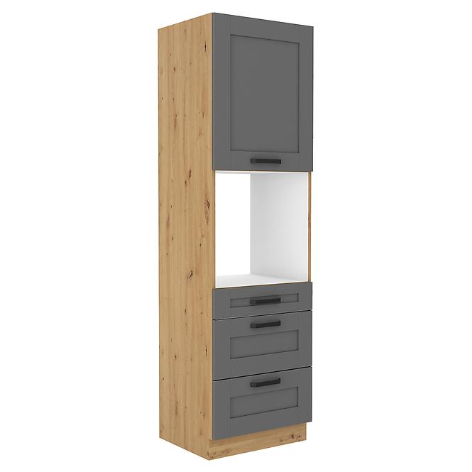 Küchenschrank Luna dustgrey/artisan 60DPS-210 3S 1F