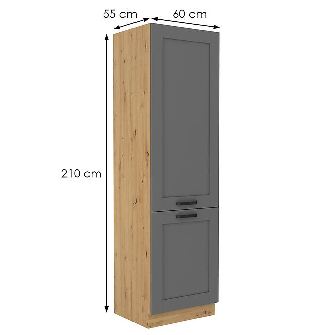 Küchenschrank Luna dustgrey/artisan 60LO-210 2F,2