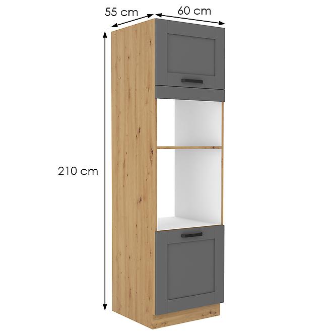 Küchenschrank Luna dustgrey/artisan 60DMP-210 2F,2