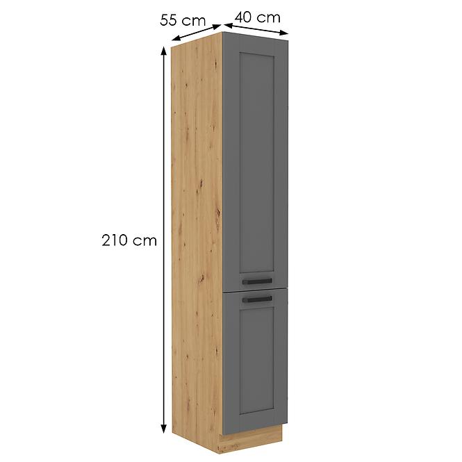 Küchenschrank Luna dustgrey/artisan 40DK-210 2F,2