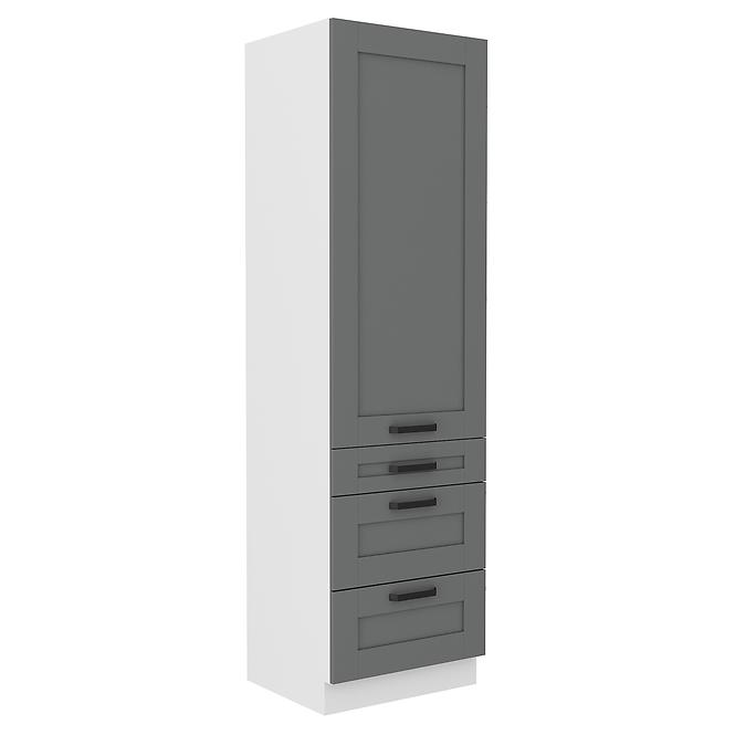 Küchenschrank Luna dustgrey/weiß 60DKS-210 3S 1F