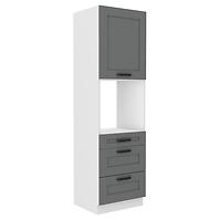 Küchenschrank Luna dustgrey/weiß 60DPS-210 3S 1F