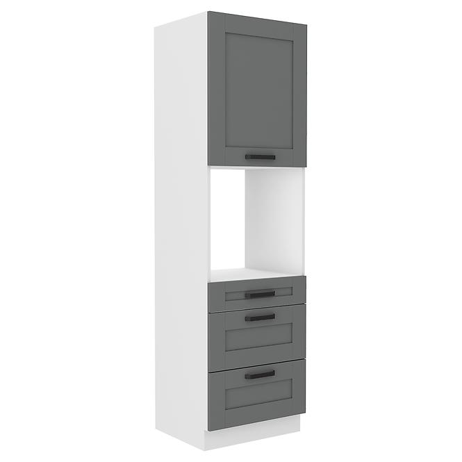 Küchenschrank Luna dustgrey/weiß 60DPS-210 3S 1F