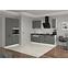 Küchenschrank Luna dustgrey/weiß 60DPS-210 3S 1F,3