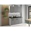 Küchenschrank Luna dustgrey/weiß 60DPS-210 3S 1F,4