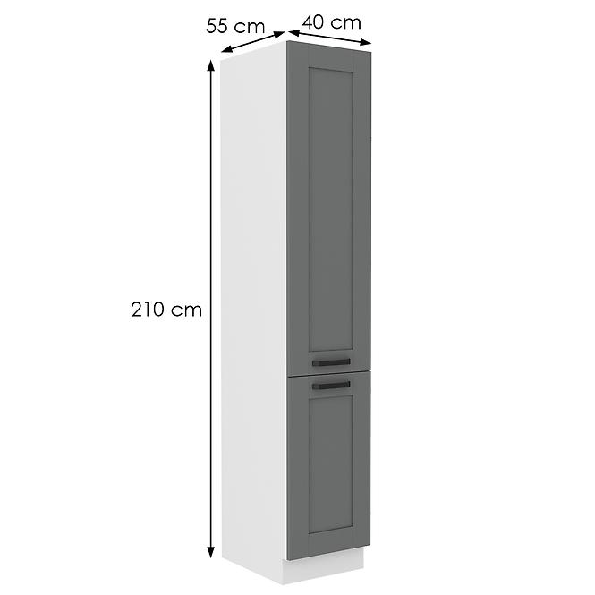 Küchenschrank Luna dustgrey/weiß 40DK-210 2F,2