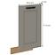 Türen für Einbauspülmaschine Luna claygrey/artisan 713x446,2