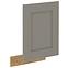 Türen für Einbauspülmaschine Luna claygrey/artisan 570x446