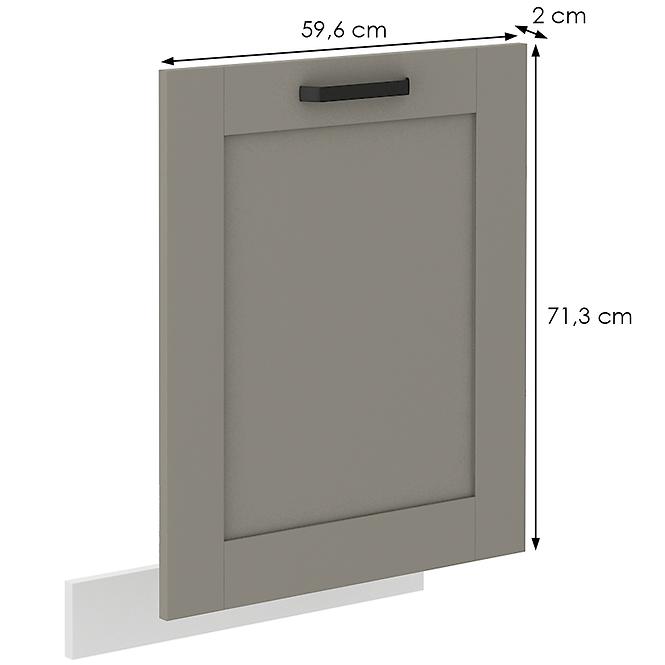 Türen für Einbauspülmaschine Luna claygrey/weiß 713x596,2