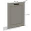 Türen für Einbauspülmaschine Luna claygrey/weiß 713x596,2
