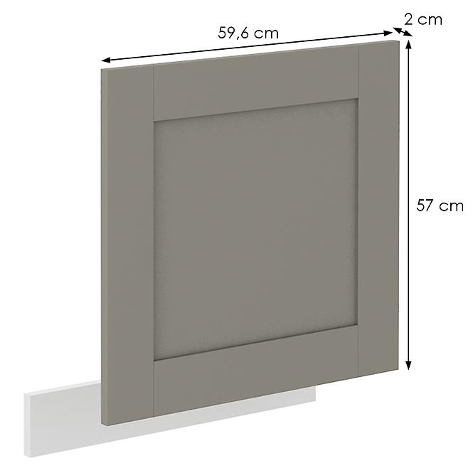 Türen für Einbauspülmaschine Luna claygrey/weiß 570x596,2