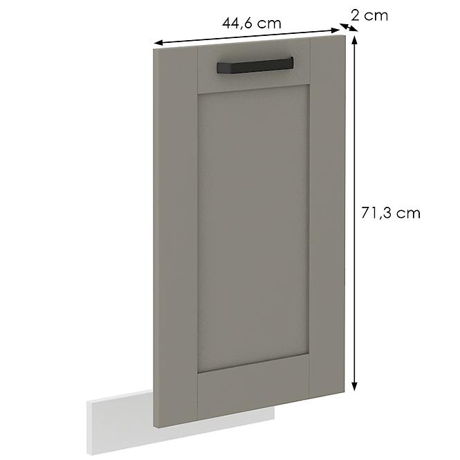 Türen für Einbauspülmaschine Luna claygrey/weiß 713x446,2