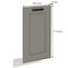 Türen für Einbauspülmaschine Luna claygrey/weiß 713x446,2