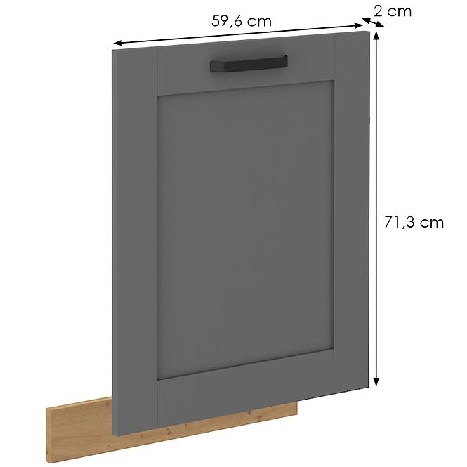 Türen für Einbauspülmaschine Luna dustgrey/artisan 713x596,2