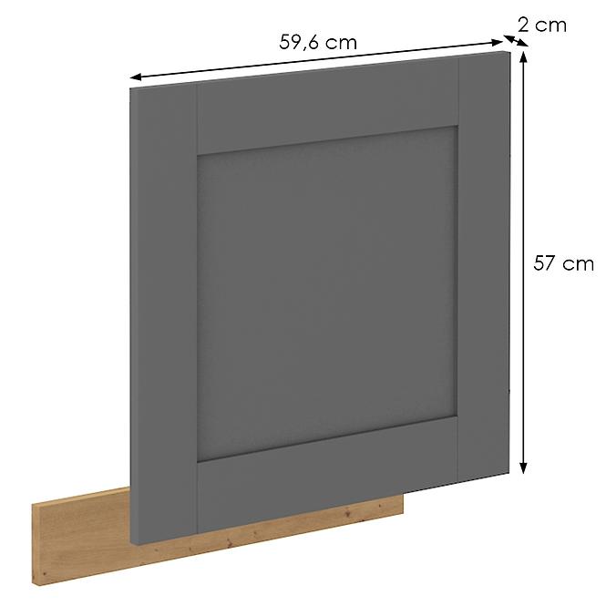 Türen für Einbauspülmaschine Luna dustgrey/artisan 570x596,2