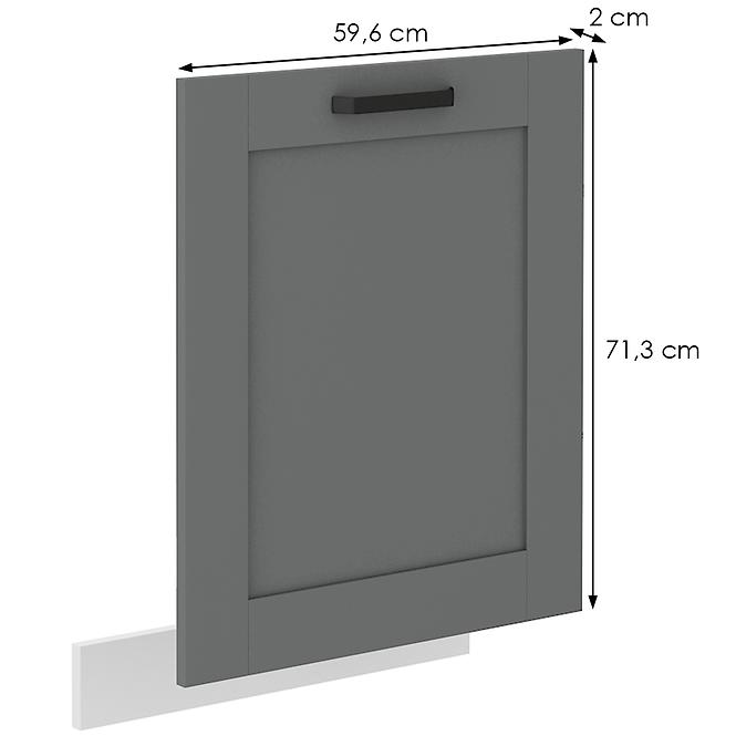 Türen für Einbauspülmaschine Luna dustgrey/weiß 713x596,2