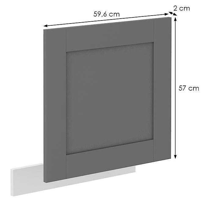 Türen für Einbauspülmaschine Luna dustgrey/weiß 570x596,2