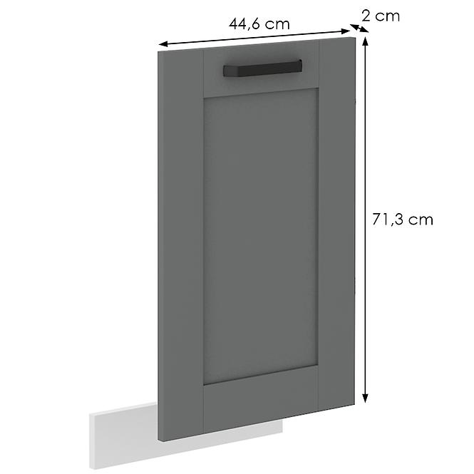 Türen für Einbauspülmaschine Luna dustgrey/weiß 713x446,2