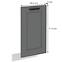 Türen für Einbauspülmaschine Luna dustgrey/weiß 713x446,2