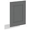 Türen für Einbauspülmaschine Luna dustgrey/weiß 570x446