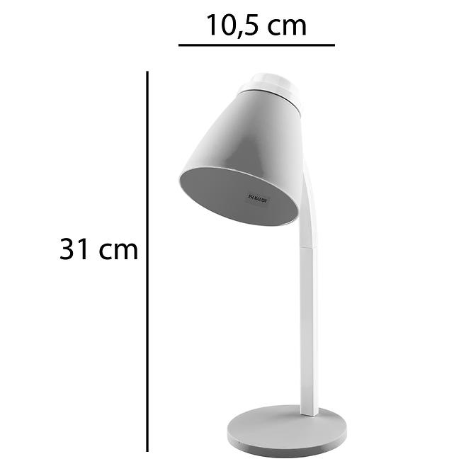 45VW LAMPKA BIURKOWA MONIC VO0792 SZARA MAX 15W LB1