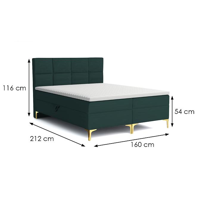 Bett Jupiter Box Spring 160x200 Mil 12462