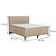 Bett Tempe Box Spring 140x200 Manila 02,3