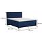Bett Tempe Box Spring 140x200 Monolith 77,4