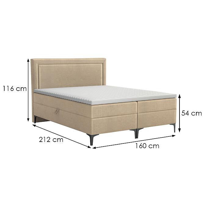 Bett Tempe Box Spring 160x200 Manila 02