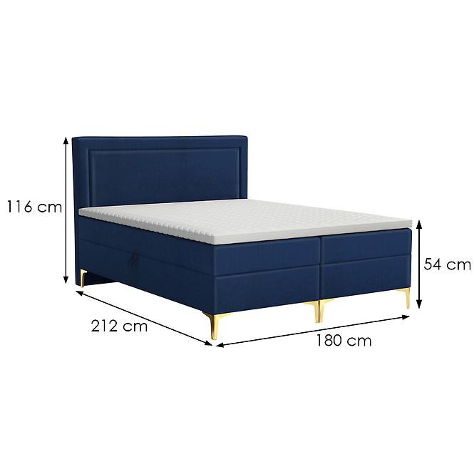 Bett Tempe Box Spring 180x200 Monolith 77
