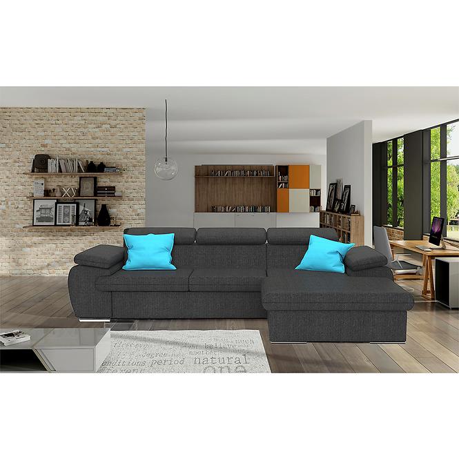 Ecksofa Polo R porto35 + pod. Porto 61